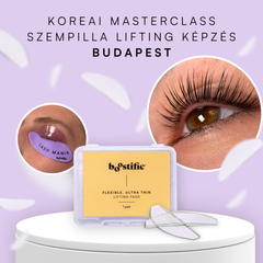 Koreai masterclass szempilla lifting képzés - Budapest