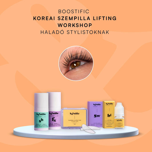 Koreai online szempilla lifting workshop - haladó stylistoknak