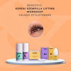Koreai online szempilla lifting workshop - haladó stylistoknak