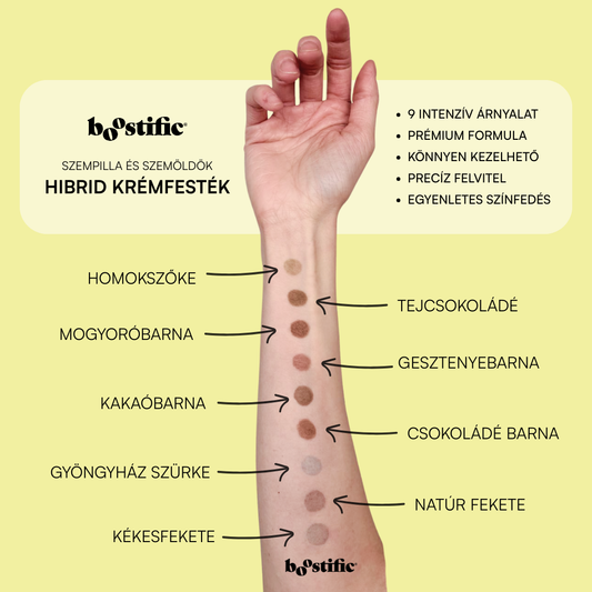 Homokszőke hibrid szemöldök krémfesték