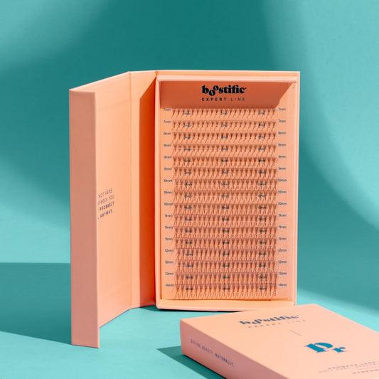 Wrapping lézer promade csokibarna szempilla 16 soros