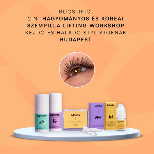 Absolute szempilla lifting képzés - Klasszikus & Koreai technika 2in1 - Budapest